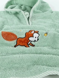 Baby Badeponcho mit Mütze