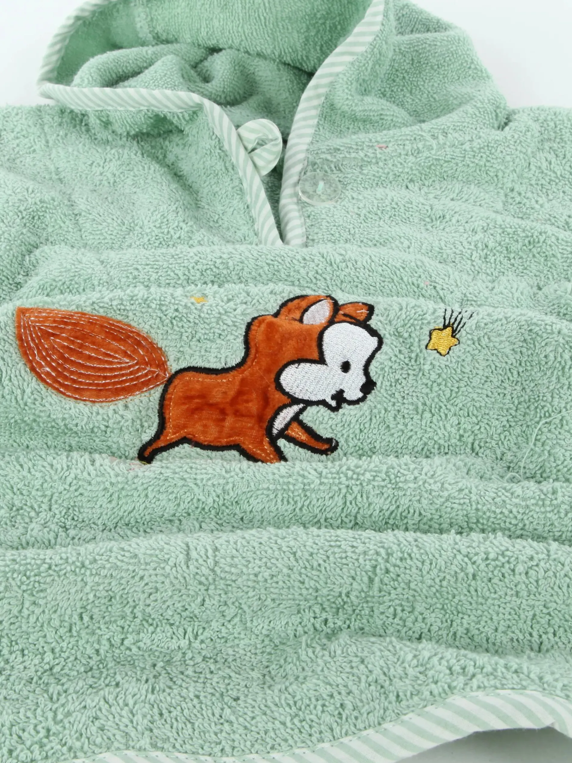 Baby Badeponcho mit Mütze