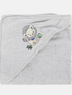 Baby Badetuch mit Mütze