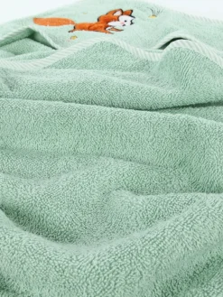 Baby Badetuch mit Mütze