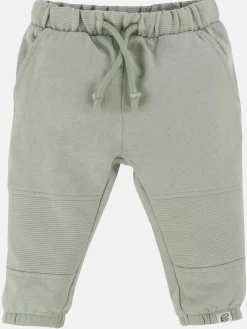 Baby Jungen Hosen im 2er Pack, eine in uni und die andere gemustert