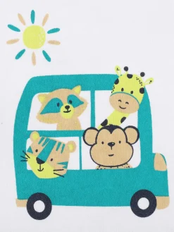 Baby Jungen Kurzarm Body mit Print