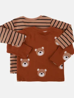 Baby Jungen Longsleeves im 2er Pack
