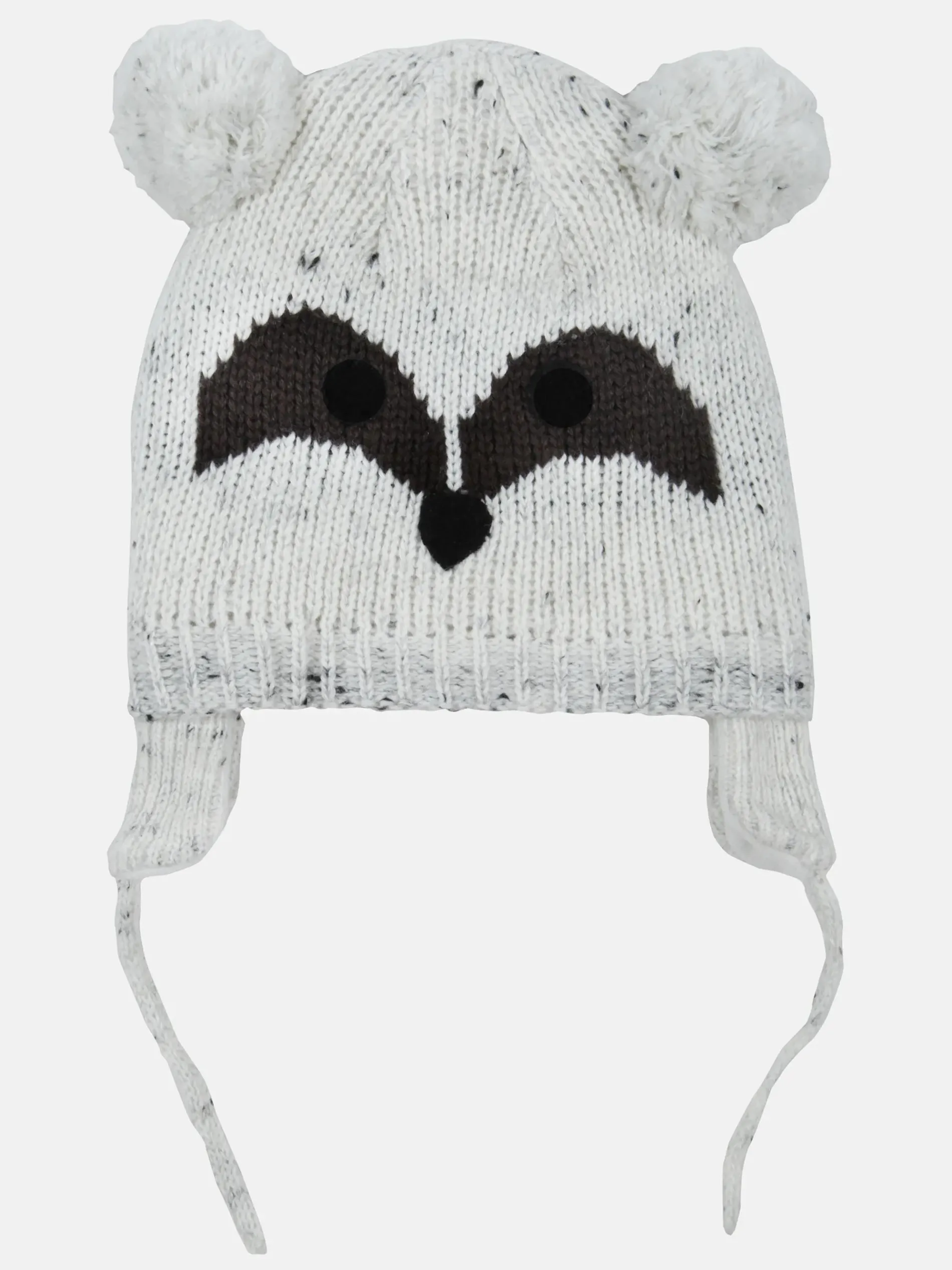 Baby Jungen Mütze mit Ohrenklappen und Gesicht