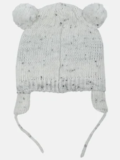 Baby Jungen Mütze mit Ohrenklappen und Gesicht