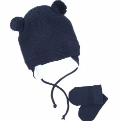 Baby Jungen Set bestehend aus Mütze und Handschuhen