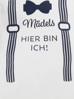 Baby Jungen Sprüchebodies im 2er Pack