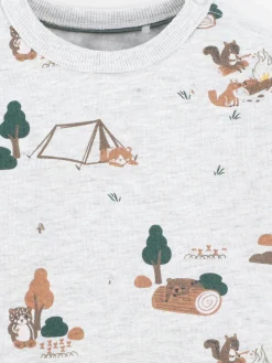 Baby Jungen Sweatshirt mit Alloverprint