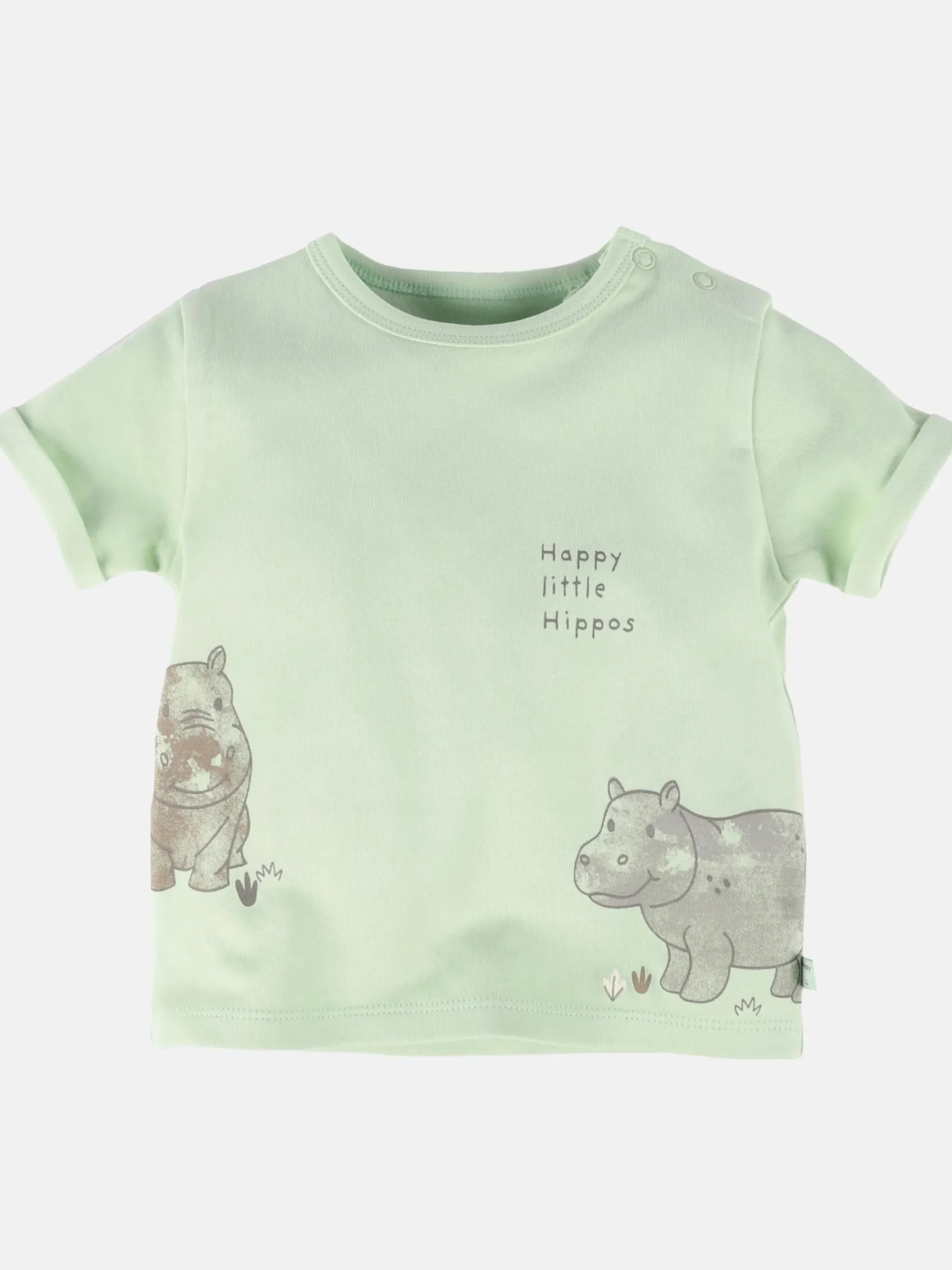Baby Jungen T-Shirt mit Hippoprint