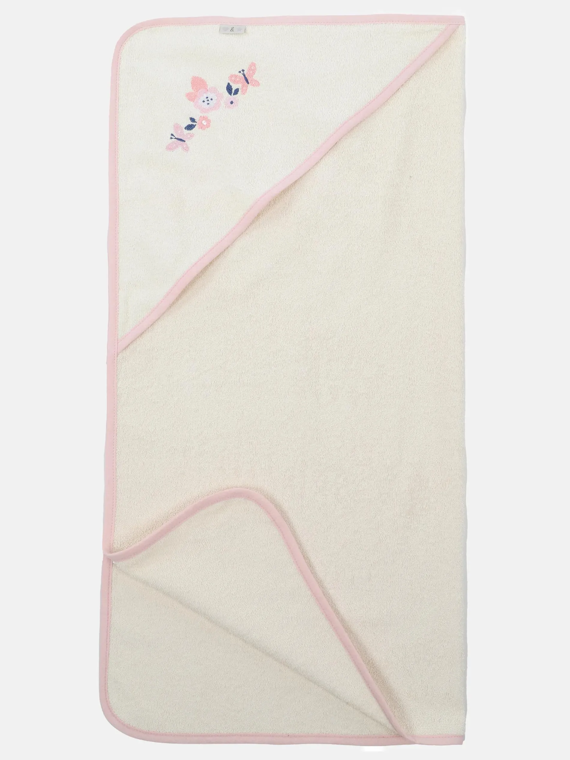 Baby Kapuzenhandtuch mit Stickerei, 75x75cm