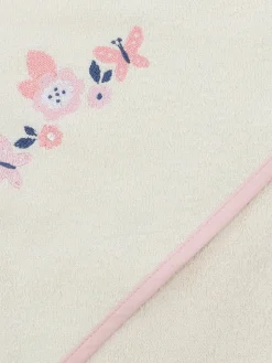 Baby Kapuzenhandtuch mit Stickerei, 75x75cm