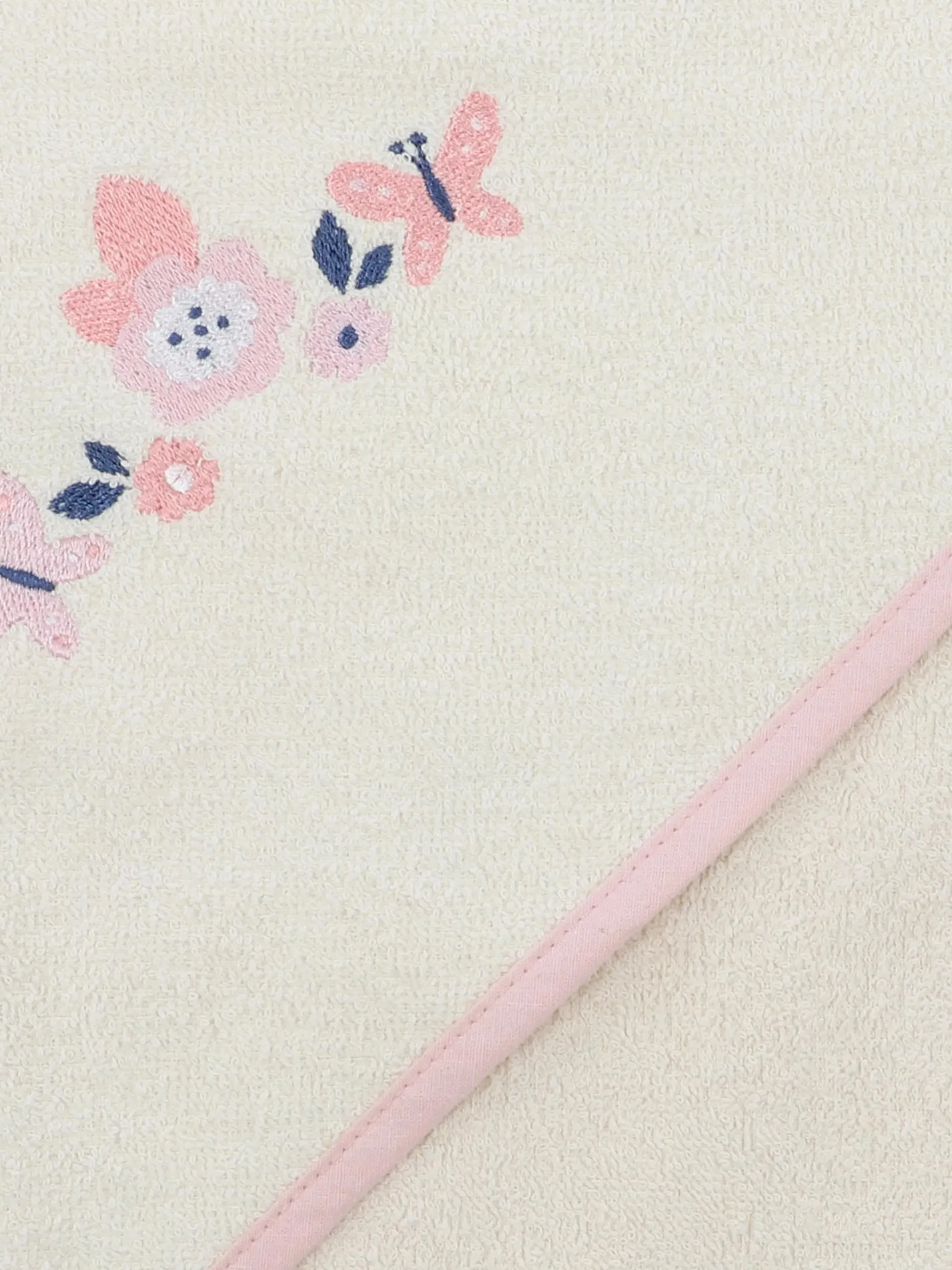 Baby Kapuzenhandtuch mit Stickerei, 75x75cm