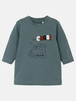 Baby Langarmshirt mit Print