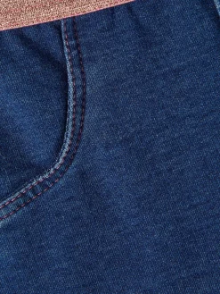 Baby Leggings mit Glitzerbund