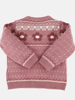 Baby Mädchen Jacquardpullover mit Musterprint