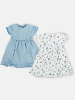 Baby Mädchen Kleid im Doppelpack