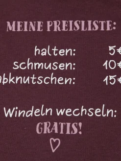 Baby Mädchen Langarmbodies mit Sprüchen im 2er Pack