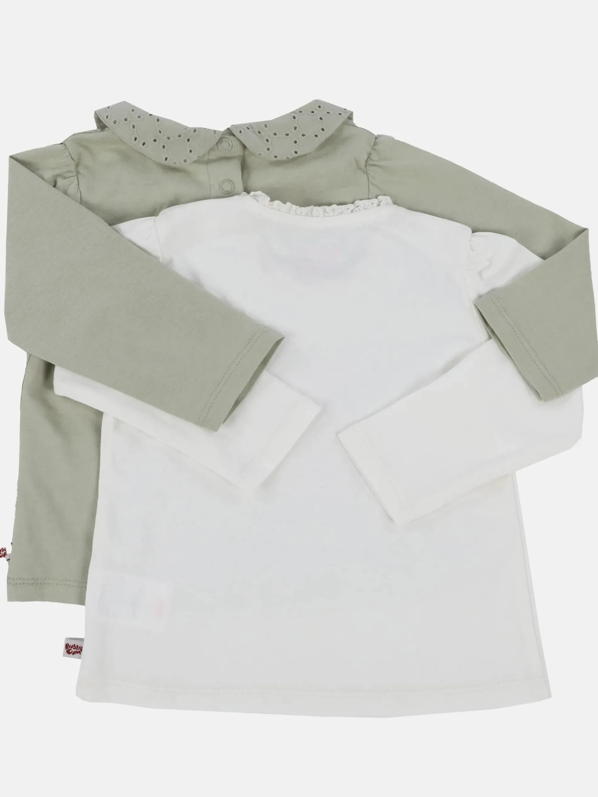 Baby Mädchen Langarmshirt im 2er Pack