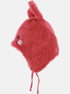 Baby Mädchen Mütze mit Gesicht und Ohren