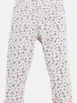 Baby Mädchen Ripp Legings mit Alloverprint