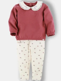 Baby Mädchen Set, 2tlg., best. aus Langarmshirt und Hose
