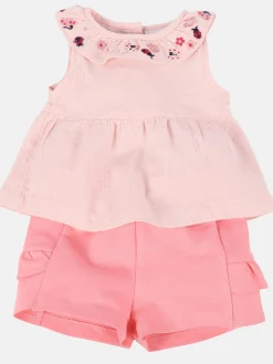 Baby Mädchen Set, 2tlg., best. aus Tunmika und Hose