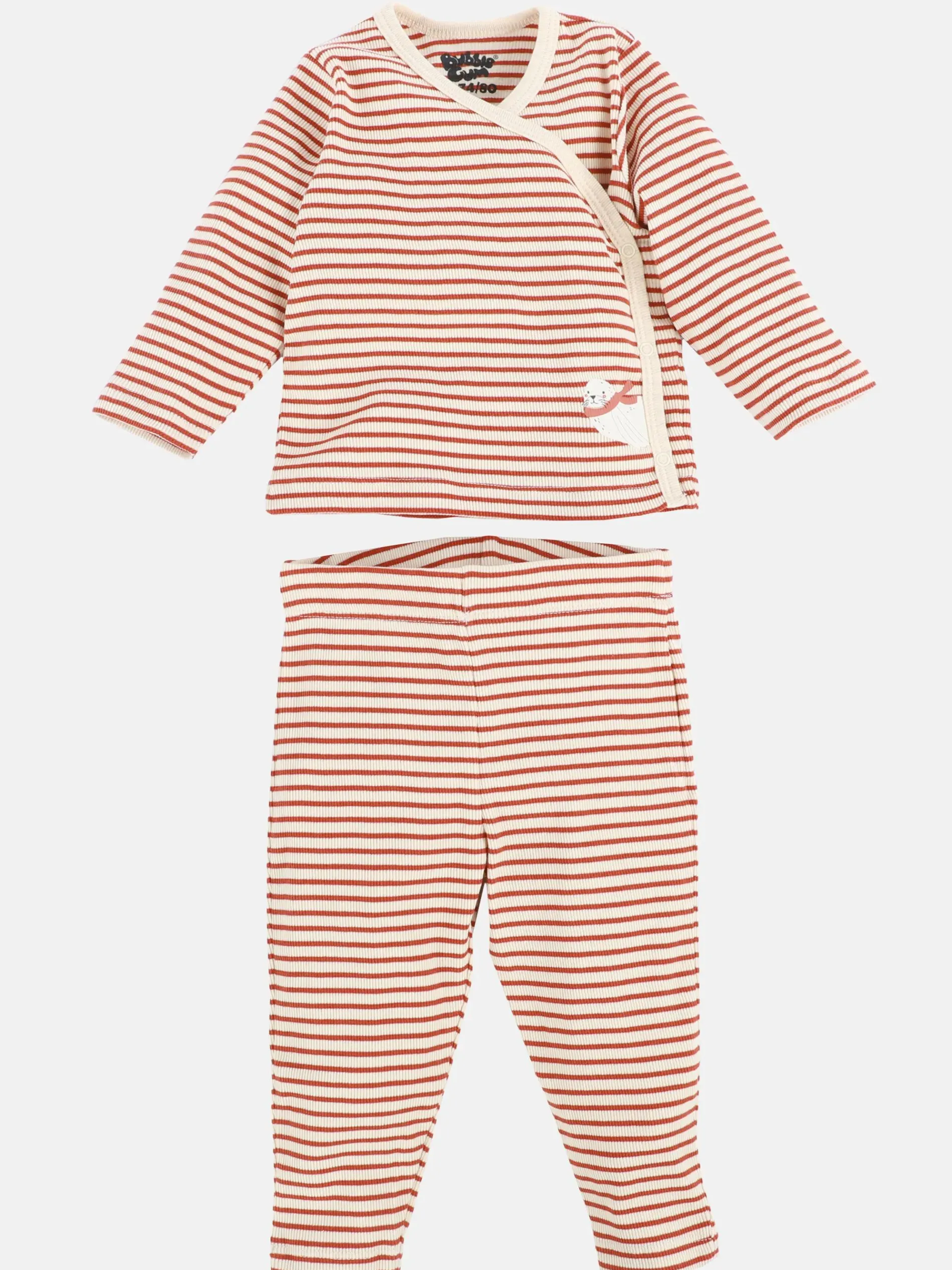 Baby Mädchen Set, 2tlg. best aus Wickelshirt und Hose