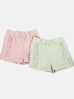 Baby Mädchen Shorts im Doppelpack