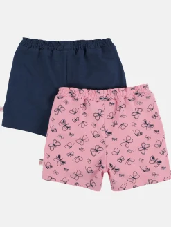 Baby Mädchen Shorts im 2er Pack