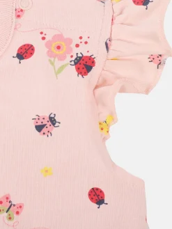 Baby Mädchen Strampler mit Alloverprint