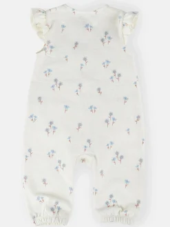 Baby Mädchen Strampler mit Blumenprint