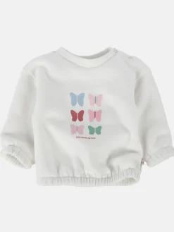 Baby Mädchen Sweatshirt mit Schmetterlingsmotiv