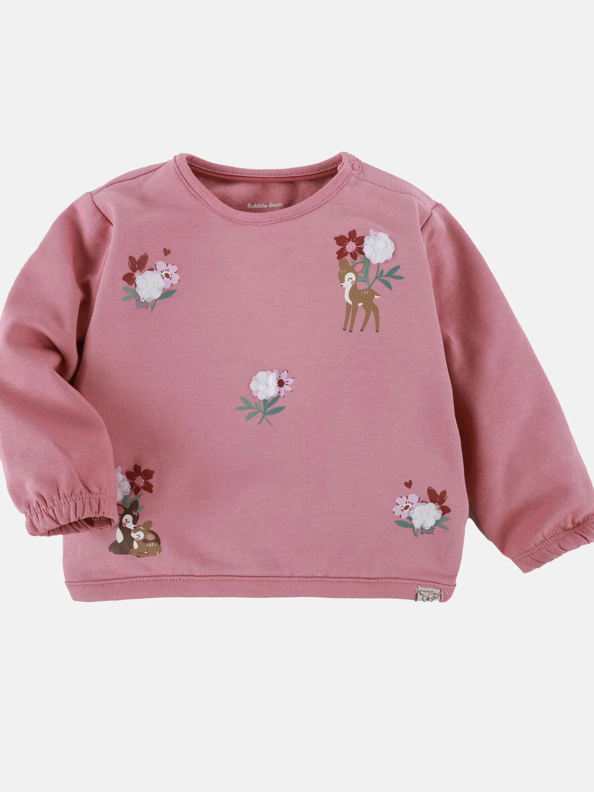 Baby Mädchen Sweaty mit Blüten