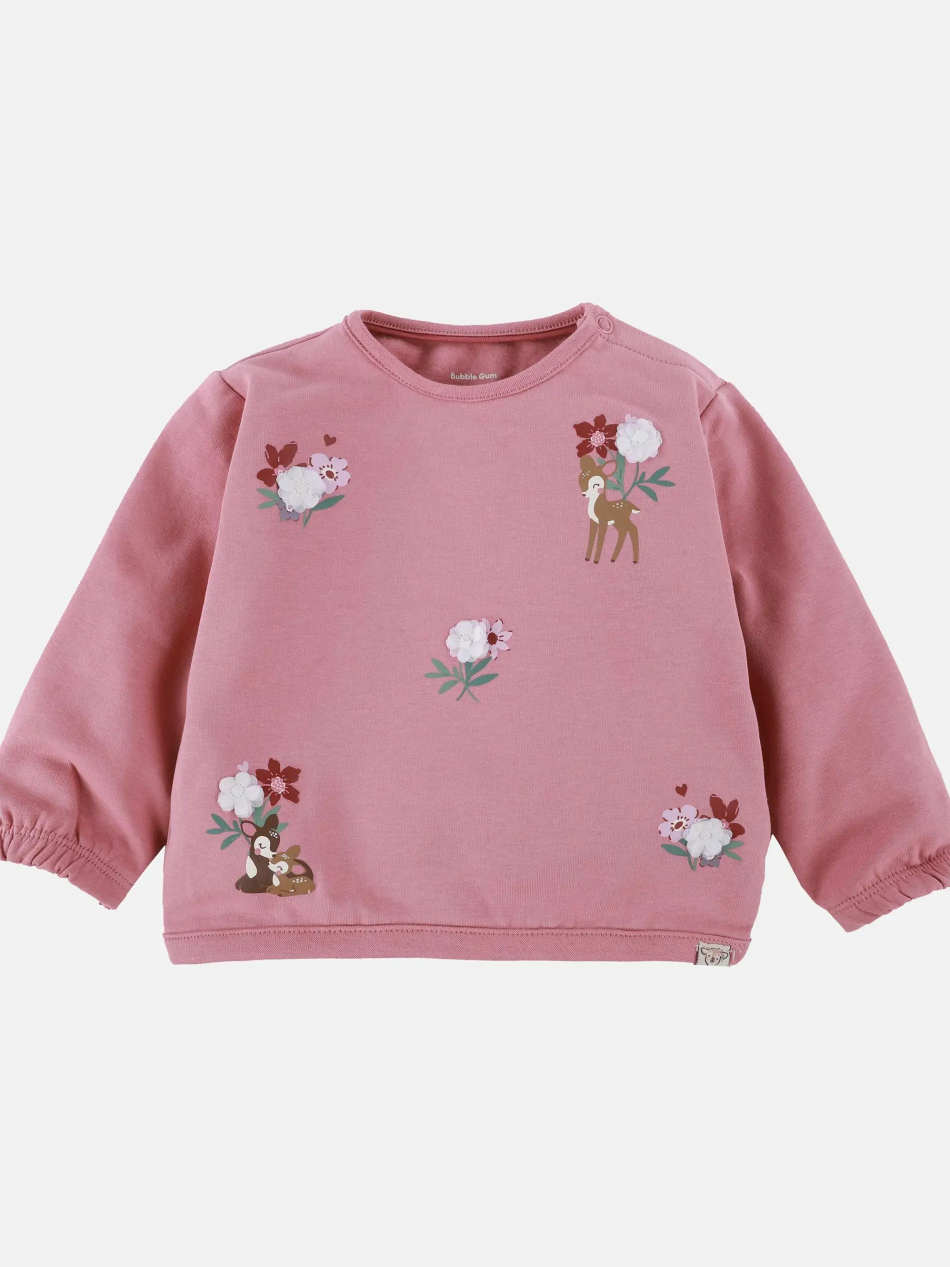 Baby Mädchen Sweaty mit Blüten