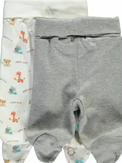 Baby Schlupfhose mit Fuß im 2er Pack