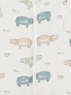 Baby unisex Kurzarmbody mit Print