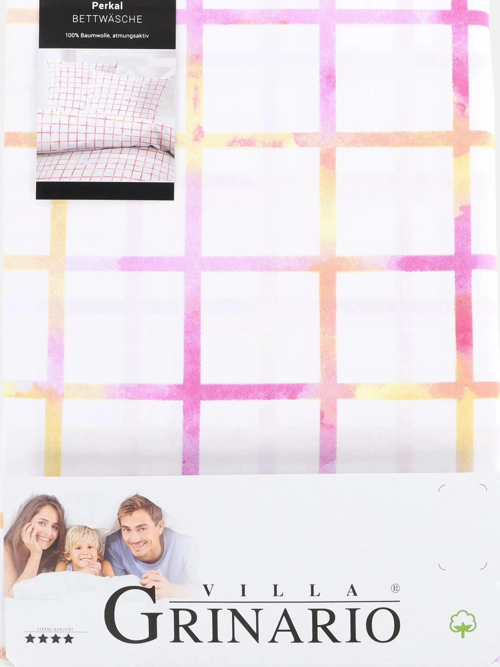 Bettwäsche mit Muster 135x200cm