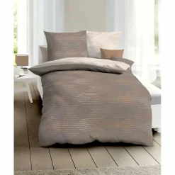 Biberbettwäsche Ikat, 135x200cm