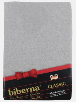 Biberbettwäsche im schlichten Dessin 135x200cm