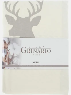 Biberbettwäsche mit Hirschmotiv 135/200cm