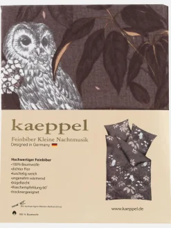 Biberbettwäsche mit Schnee-Eule 135x200cm