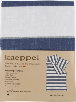 Biberbettwäsche mit Streifen 135x200cm