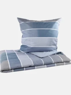 Biberbettwäsche mit Streifen 135x200cm