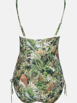 Damen Badeanzug Jungle
