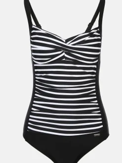 Damen Badeanzug mit Streifen