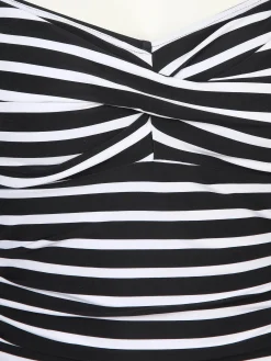 Damen Badeanzug mit Streifen