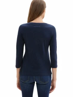 Damen Basic Shirt mit 3/4 Arm