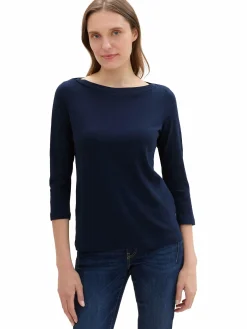 Damen Basic Shirt mit 3/4 Arm