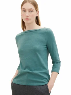 Damen Basic Shirt mit 3/4 Arm