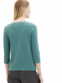 Damen Basic Shirt mit 3/4 Arm